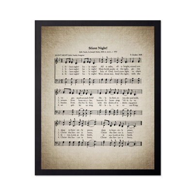 Silent Night Hymnal Sheet