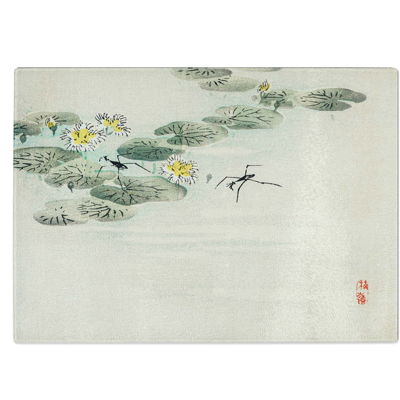 Glass Lotus Pond by Kono Baireir Chopping Board, 39 cm W x 28.5 cm L