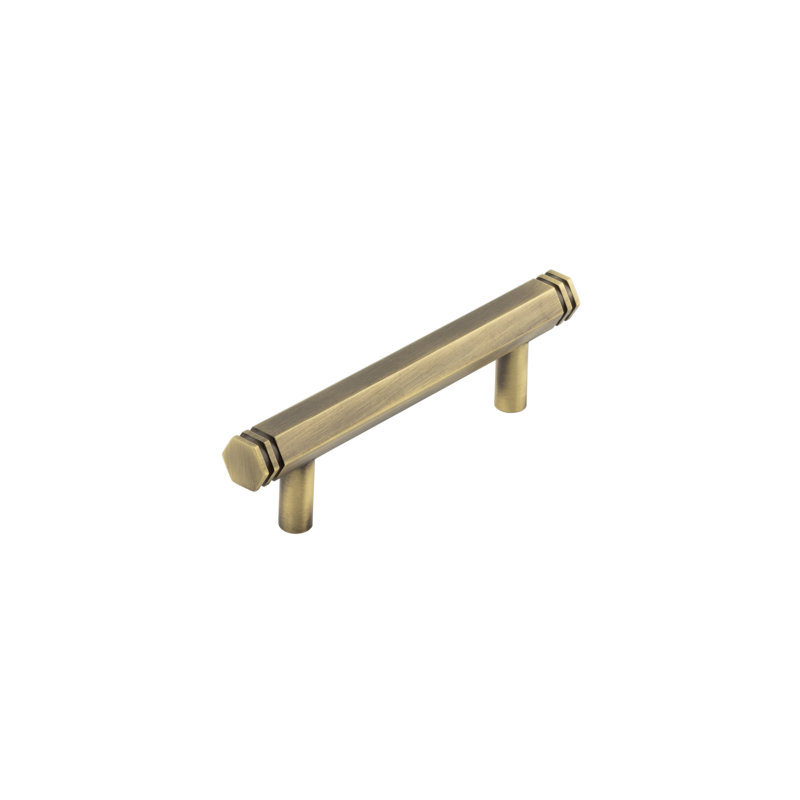 Hoxton 9.6 cm Center Bar Handle, Antique Brass