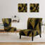 Fauteuil de chambre rembourré Golden