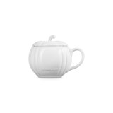 Le Creuset Stoneware Pumpkin Mug With Lid, 14 Oz. - Persimmon