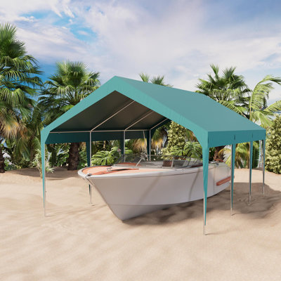 Abri d'auto 12 x 20 pi résistant, résistant aux rayons UV et portatif