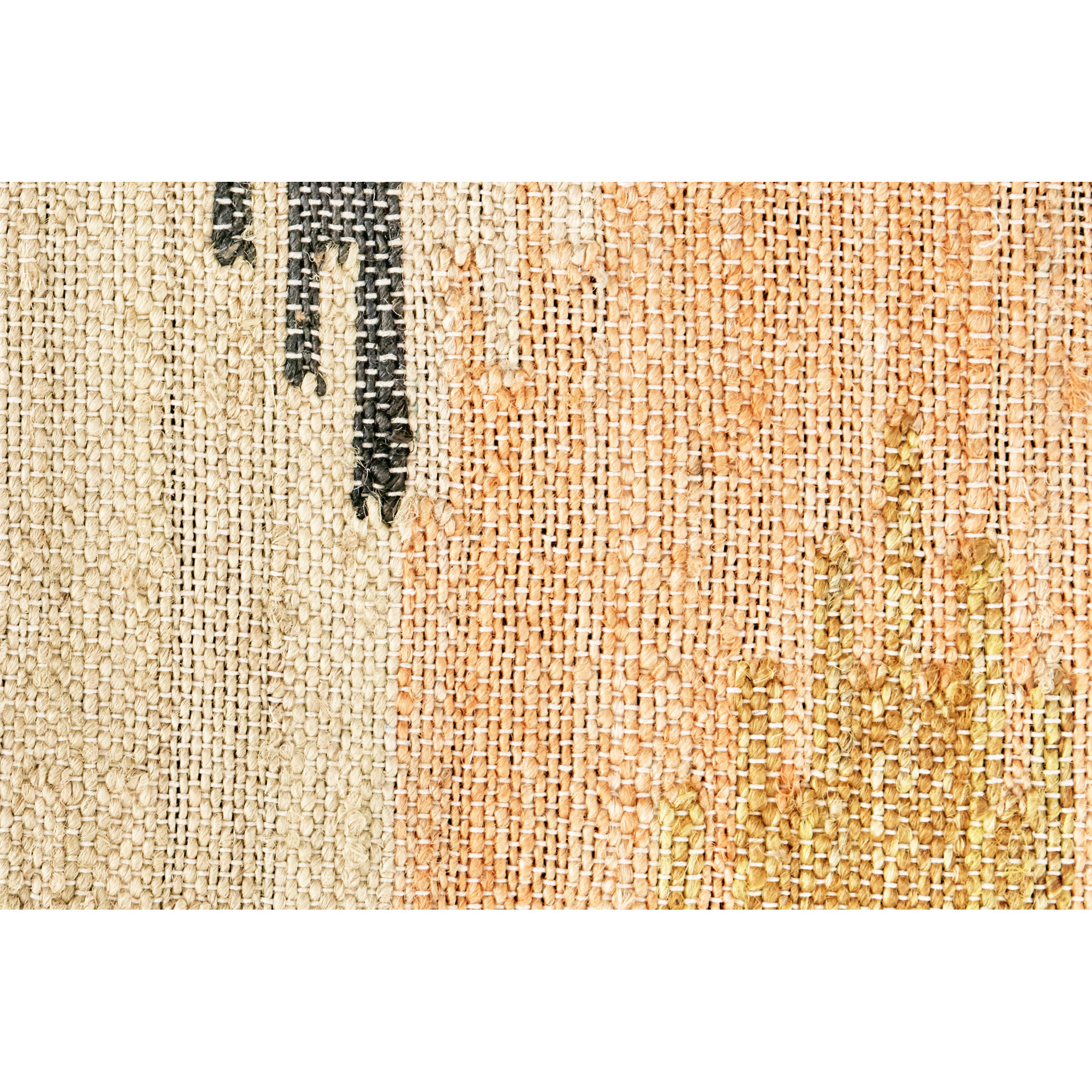 Cara Handmade Buff Orange Rug, Rectangle 10' x 14'