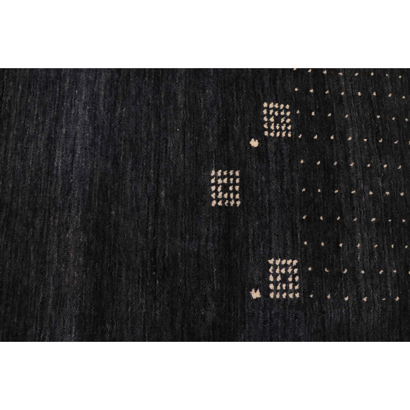 Indo Gabbeh Charcoal Rug 8'1" x 9'10"