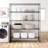 EcoStorage™ 60'' W Steel Height -Adjustable Shelving Unit with Wheels-851408878