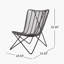 Chaise de patio Trudell-975813280