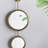 Iron Frame Vertical Round Mirror