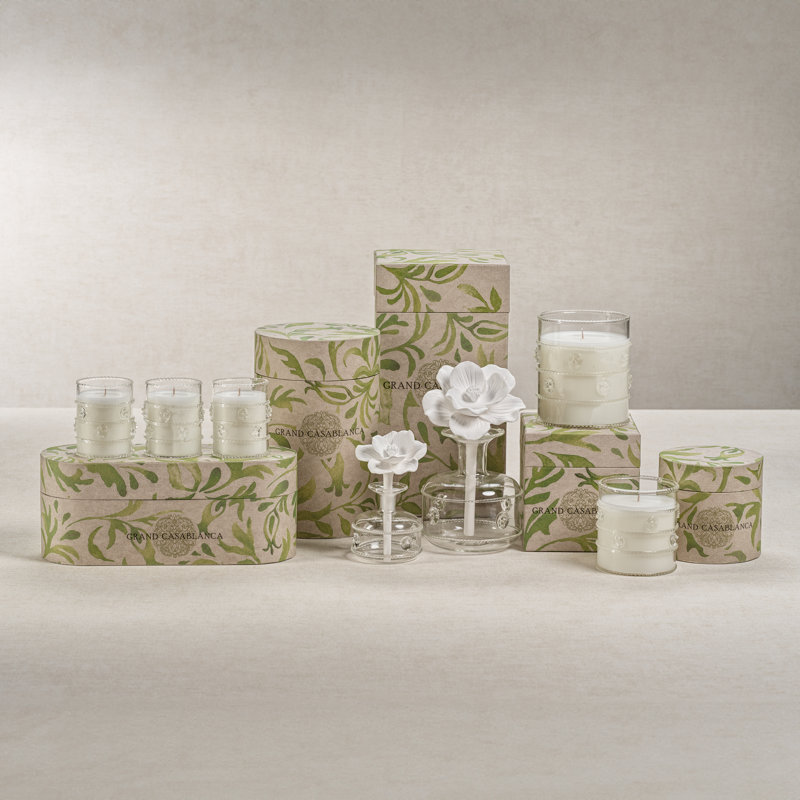 Diffuseur d'huile en porcelaine, 1,69 oz, Muguet