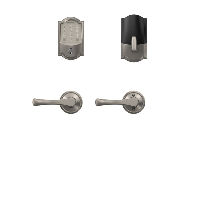Encode Single Cylinder Smart Deadbolt, Nickel, Yes