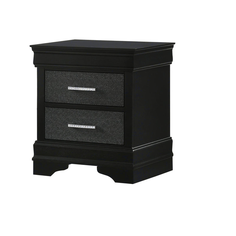 Amalia - Nightstand, Black