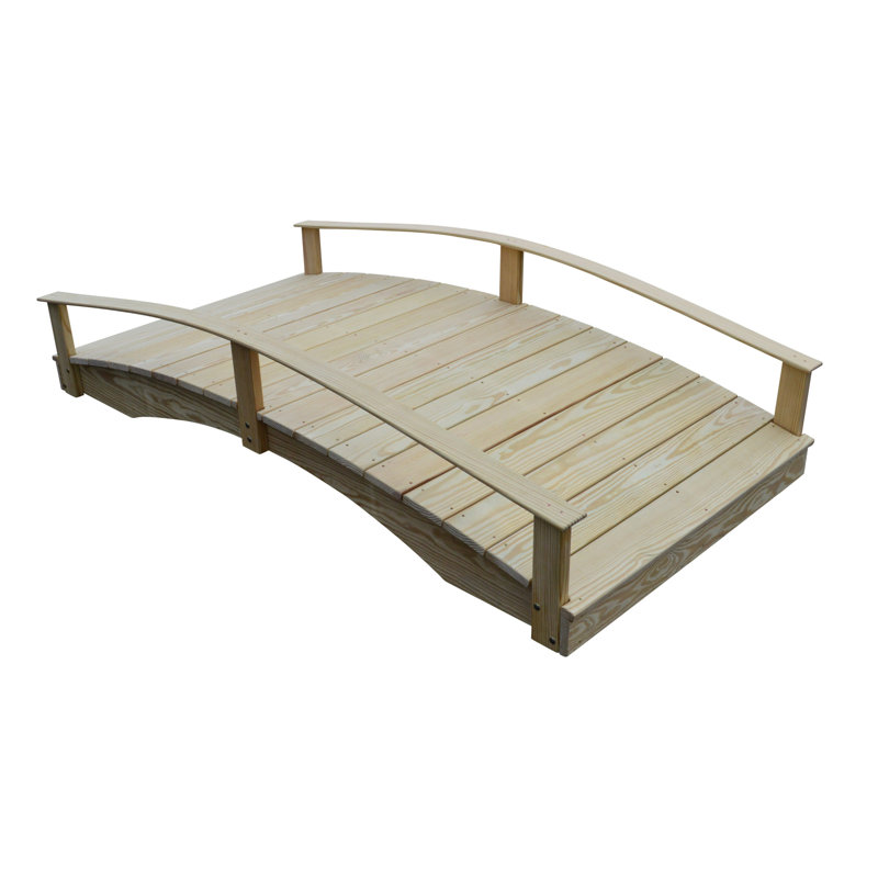 Pont de jardin, Sans finition, H 22 po x l 93 po x P 38 po