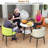 4-Person Three Leg Round Dining Table Set
