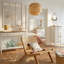 Sarnia 1 - Light Brown Drum Pendant