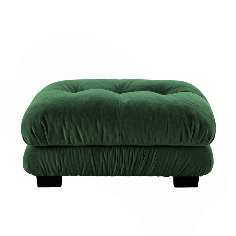 Repose-pieds rembourré en chenille respirant haut de gamme de qualité supérieure pour une combinaison de salon flexible et une détente optimale