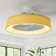 Jiren Dimmable Flush Mount LED Ceiling Fan with Remote Control