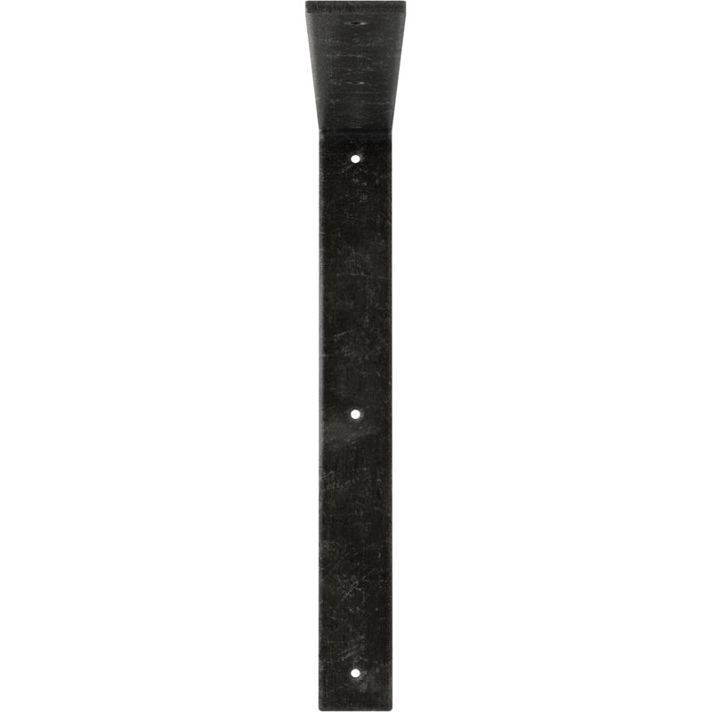 2"W x 16"D x 16"H Hamilton Steel Bracket, Antiqued Silver, 16" H x 2" W x 16" D, Antiqued Silver