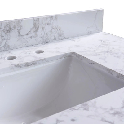 37'' Single Bathroom Vanity Top with Sink