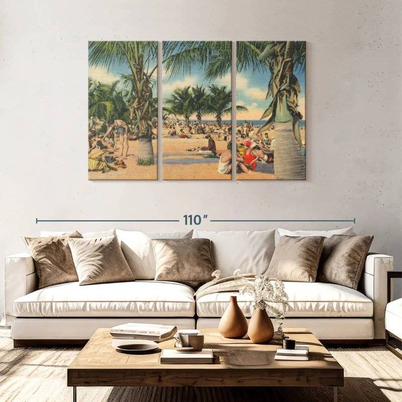 Gillard Beach Postcard VI, 48" H x 74" W