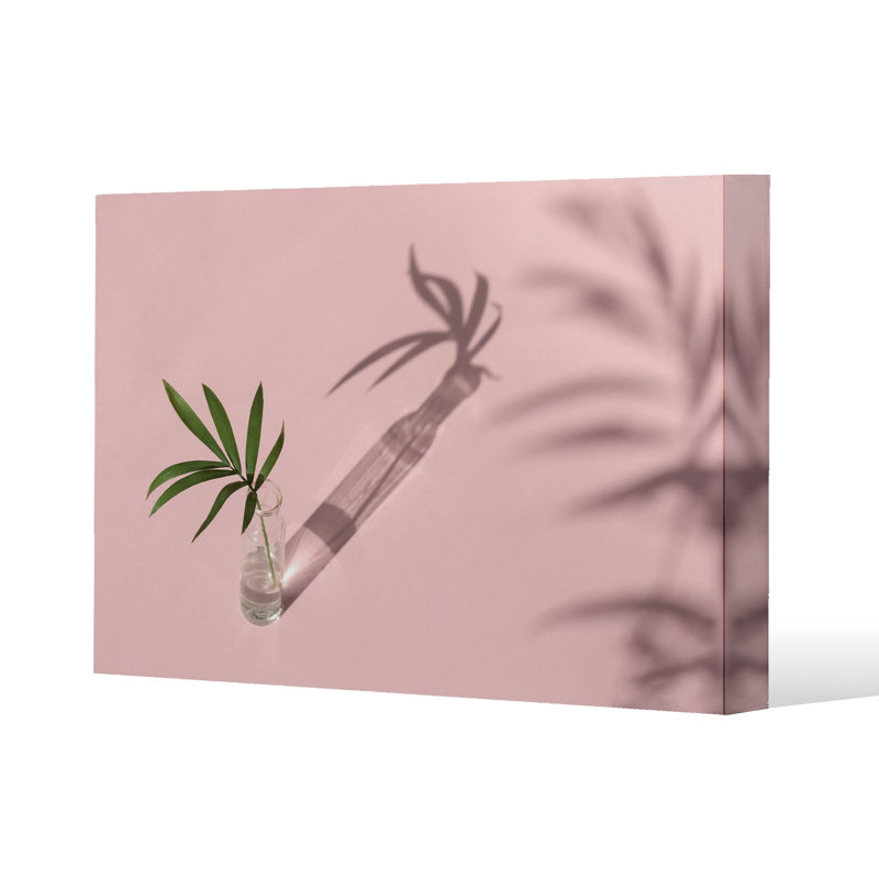 Botanical leaf on Slim Style Canvas Print, 15mm Slim Real wood., 20 cm H x 30 cm W