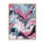 Toile avec cadre flottant brun