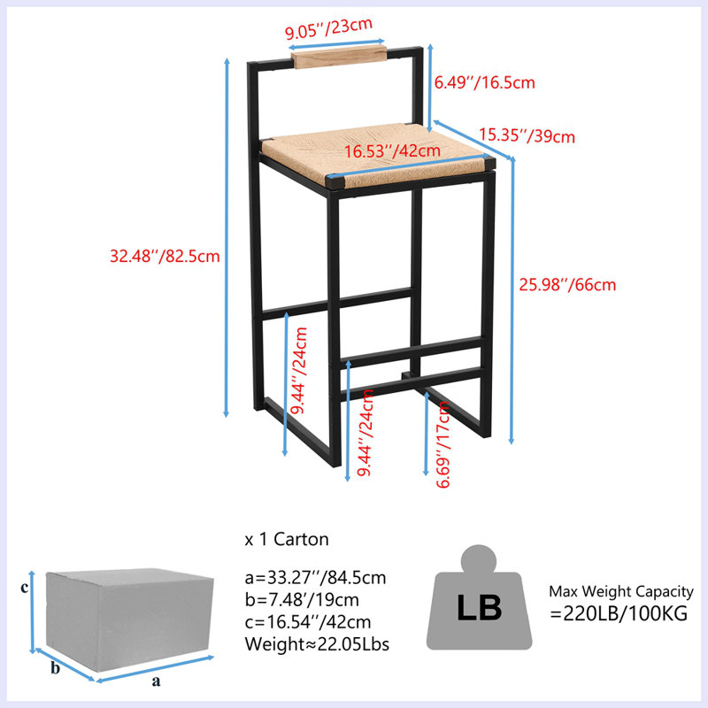26 tabouret de comptoir