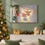 Décoration murale ange blanc et cloche rouge-1312580431