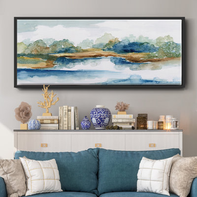 Blue Serenity- Framed Canvas