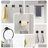Bathroom Hardware Accessories Set Towel Bar Set Wall Mounted