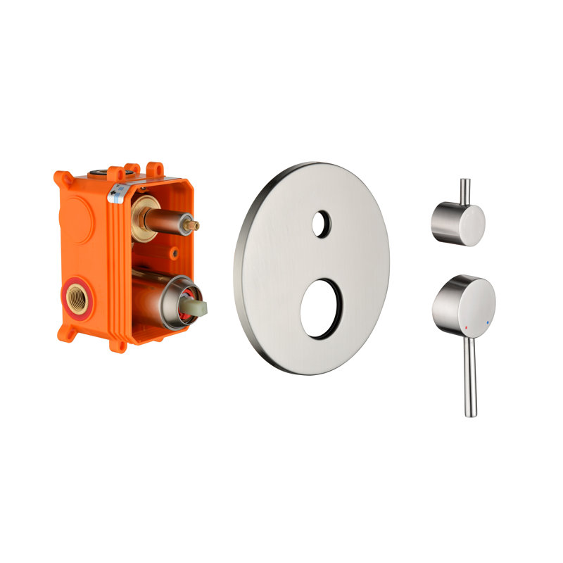 All-In-One Kit with Rough in-Valve, Brushed Nickel