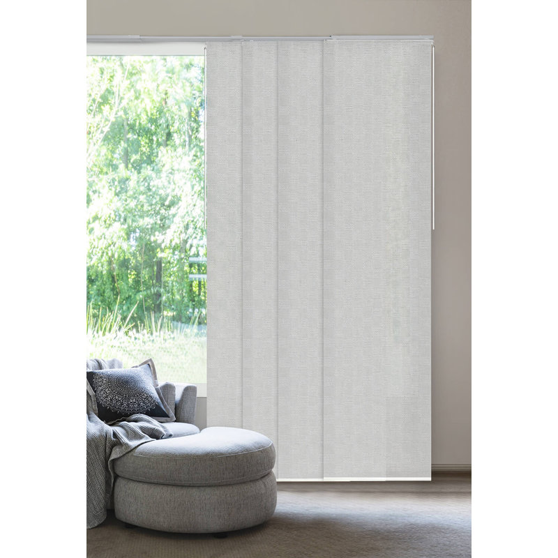 Sharmaine Artfully Spun Semi-Sheer Vertical Blind