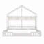 Lits plateforme Wood House, deux lits partagés