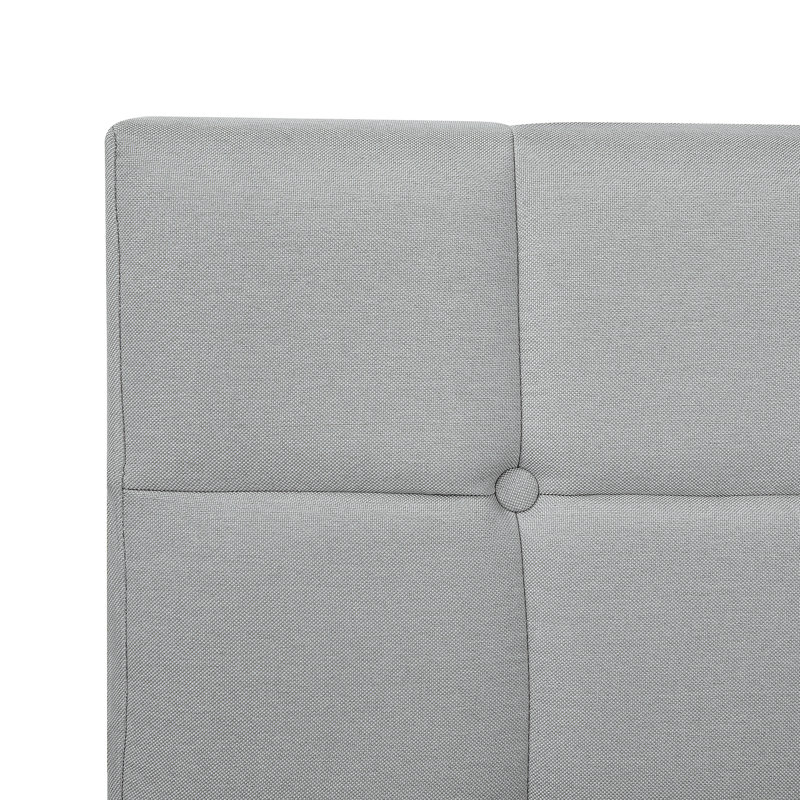 Celina Upholstered Bed, Light grey, 180 x 200cm