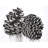 Braided Polyester Placemats Set of 4 - Three Small Pine Cones