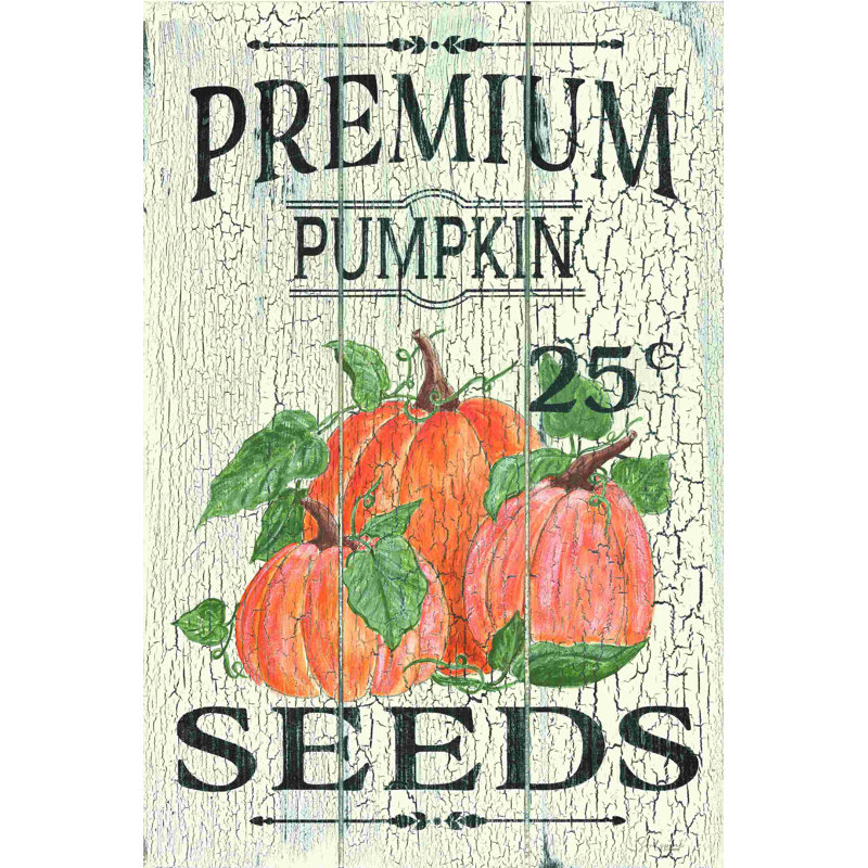 " Pumpkin Seeds ", 48" H x 32" W, No, Wrapped Canvas