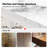 Industrial Dining Table for 6, Wooden Long Dinner Table with Mortise Tenon Design, Kitchen Table with Sturdy Metal Legs-2093556851-2093556845
