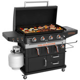 Blackstone Patio Series 36" Griddle Cooking Station With Air Fryer and Warming Drawer