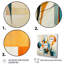 Orange orange bleu Mid Century Harmony In Geometric I - Art abstrait Mid-Century-1392367475-1352709175-1392367486