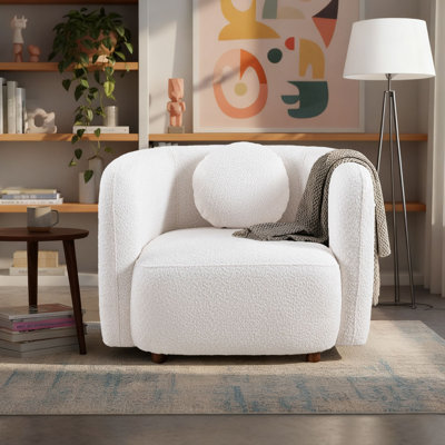 Fauteuil demi-tonneau Boucle