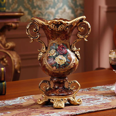 Ensemble de vases rétro avec arrangement de fleurs artificielles et fleurs mixtes rétro à la main