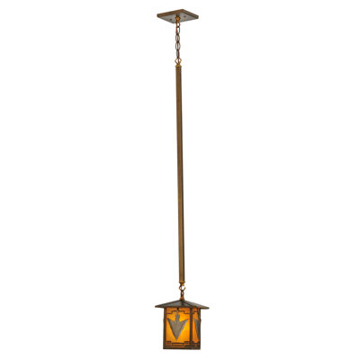 Luminaire suspendu carré / rectangulaire à 1 lumière Arrowhead