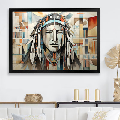 Impression sur toile Native Cherestic Cherokee