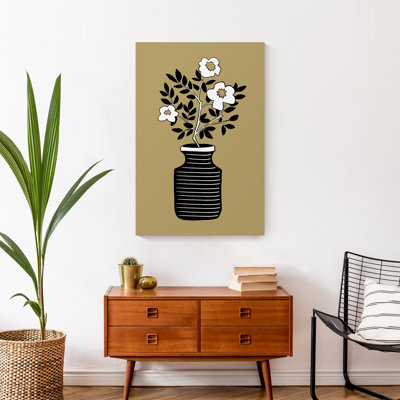«Boho Plant», impression sur toile non encadrée