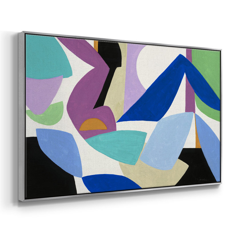 " Ode To Matisse I ", Silver, 17" H x 25" W x 2" D