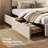 Candler Modern Bed With 4 Storage Drawers And Headboard, Velvet Upholstered Platform Bed, Sturdy Metal & Wooden Slats Support, No Box Spring Needed, Easy Assembly-2000677980-2000677987