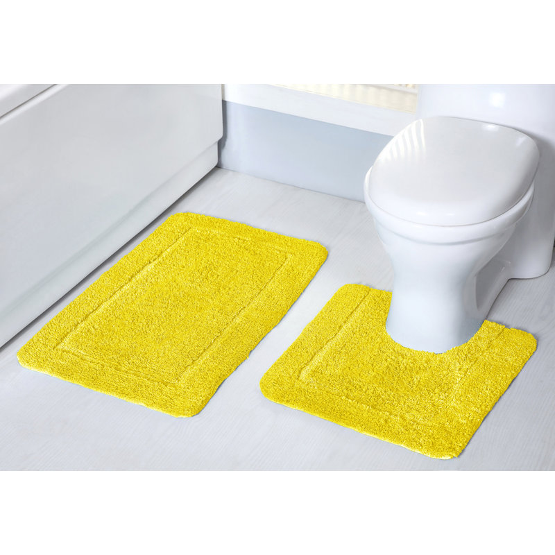 Norelle Mayfair Micro Fibre Bath Set, Yellow