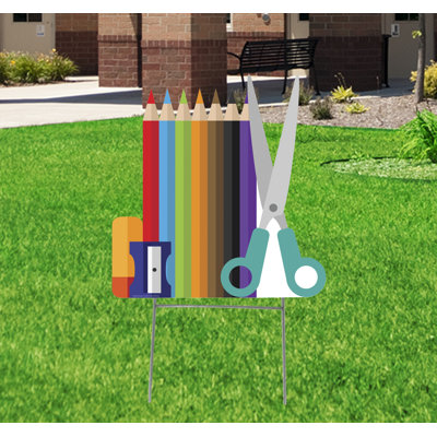Piquet de jardin pour les fournitures scolaires