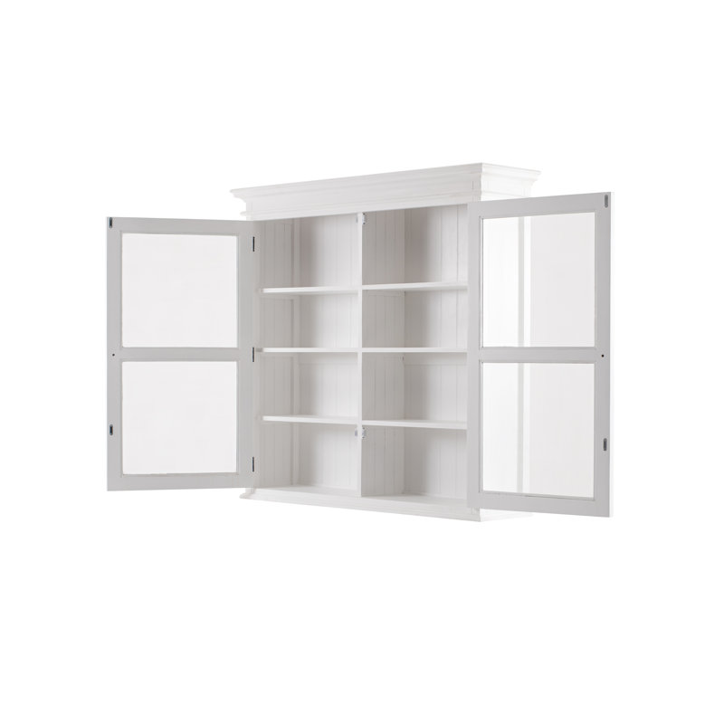 Jakeira Solid and Manufactured Wood China Cabinet