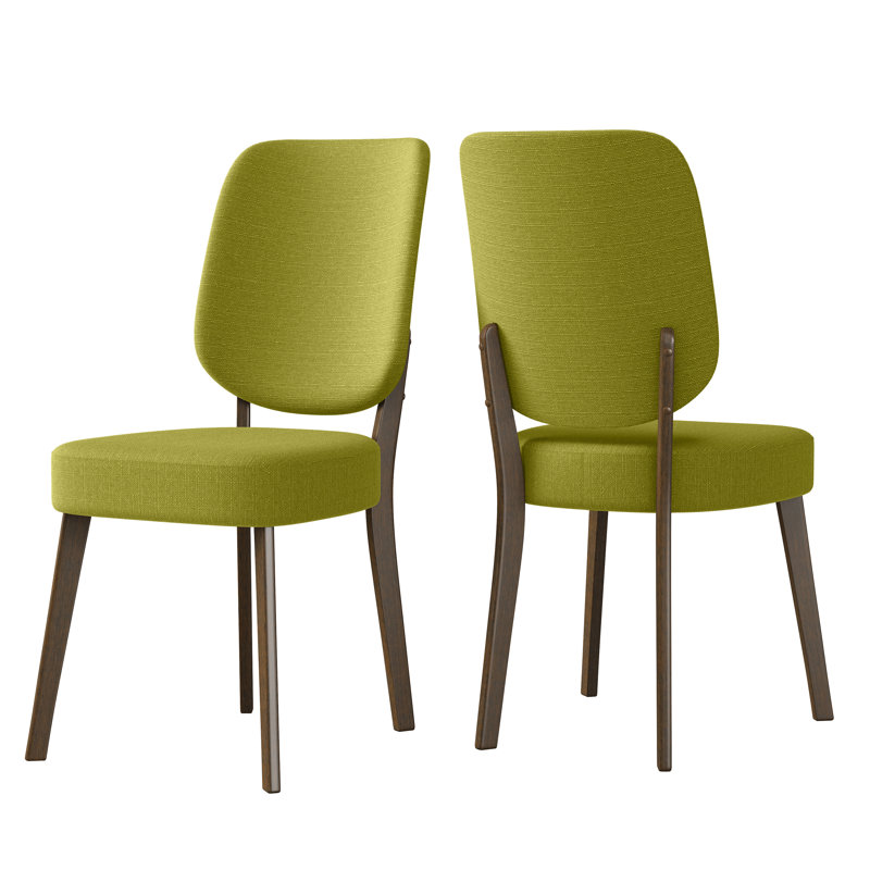 Chaise d'appoint rembourrée Halleneck, Vert kiwi