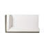 BANC DE COIN B -VA BRAVA AVEC TABLE BASSE, BLANC