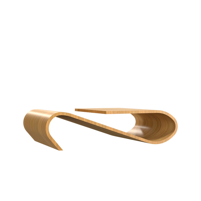 Wave Coffee Table, Louro Freijo